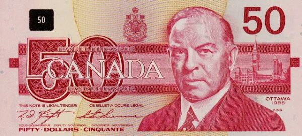 50 Canadian Dollar
