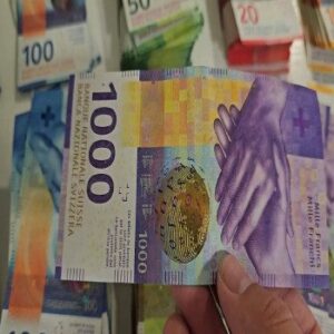 Fake 1000 CHF Swiss Franc